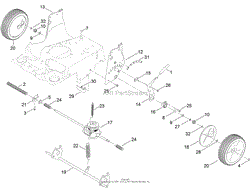 Toro LMR-30, 30 Reel Mower, 1960 Reel Mower Parts List