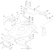 Toro 20333 22in Recycler Lawn Mower 2012 SN 312000001 312999999