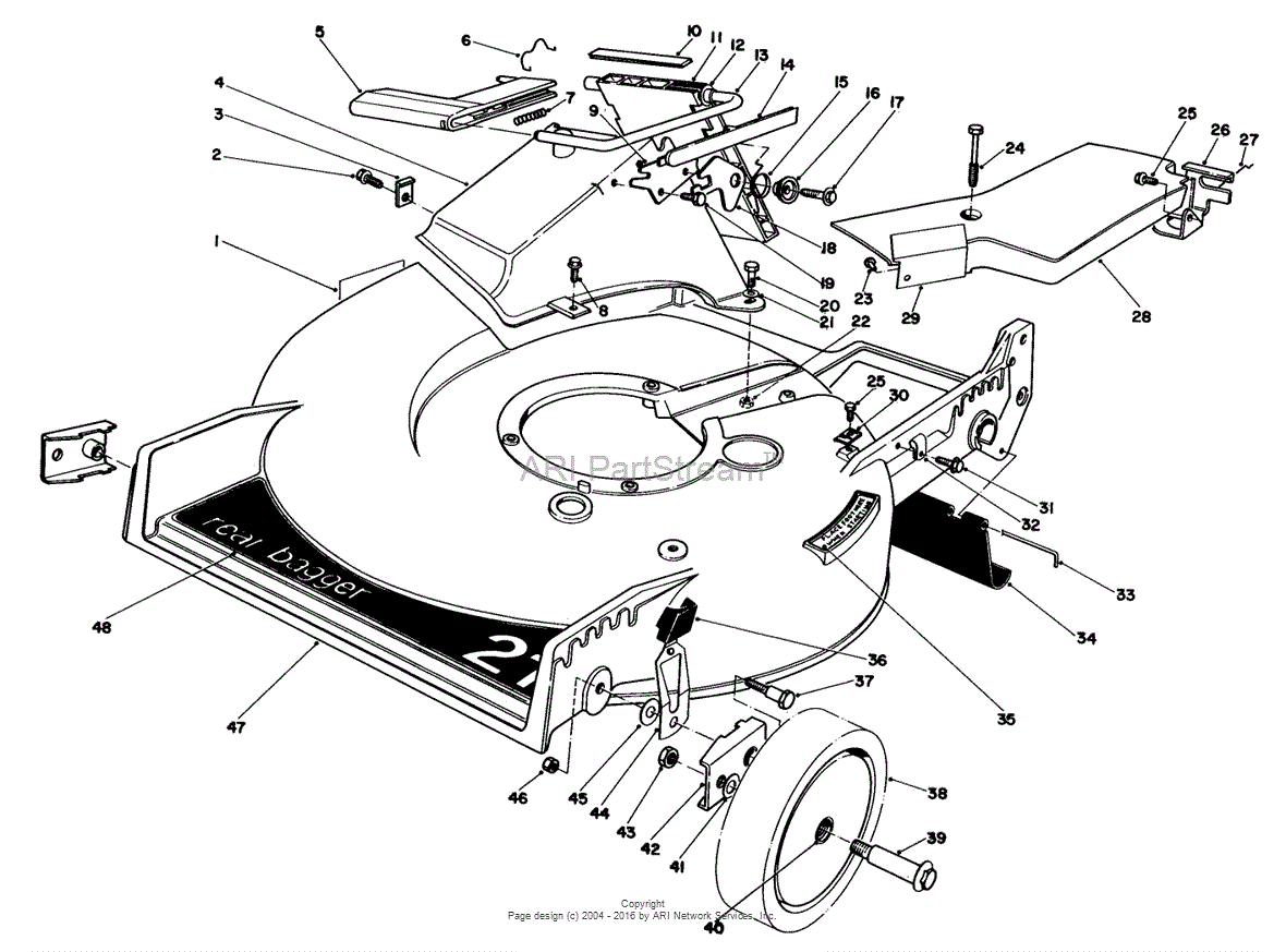 Toro 20672, Lawnmower, 1983 (SN 3000001-3999999) Parts Diagram for ...