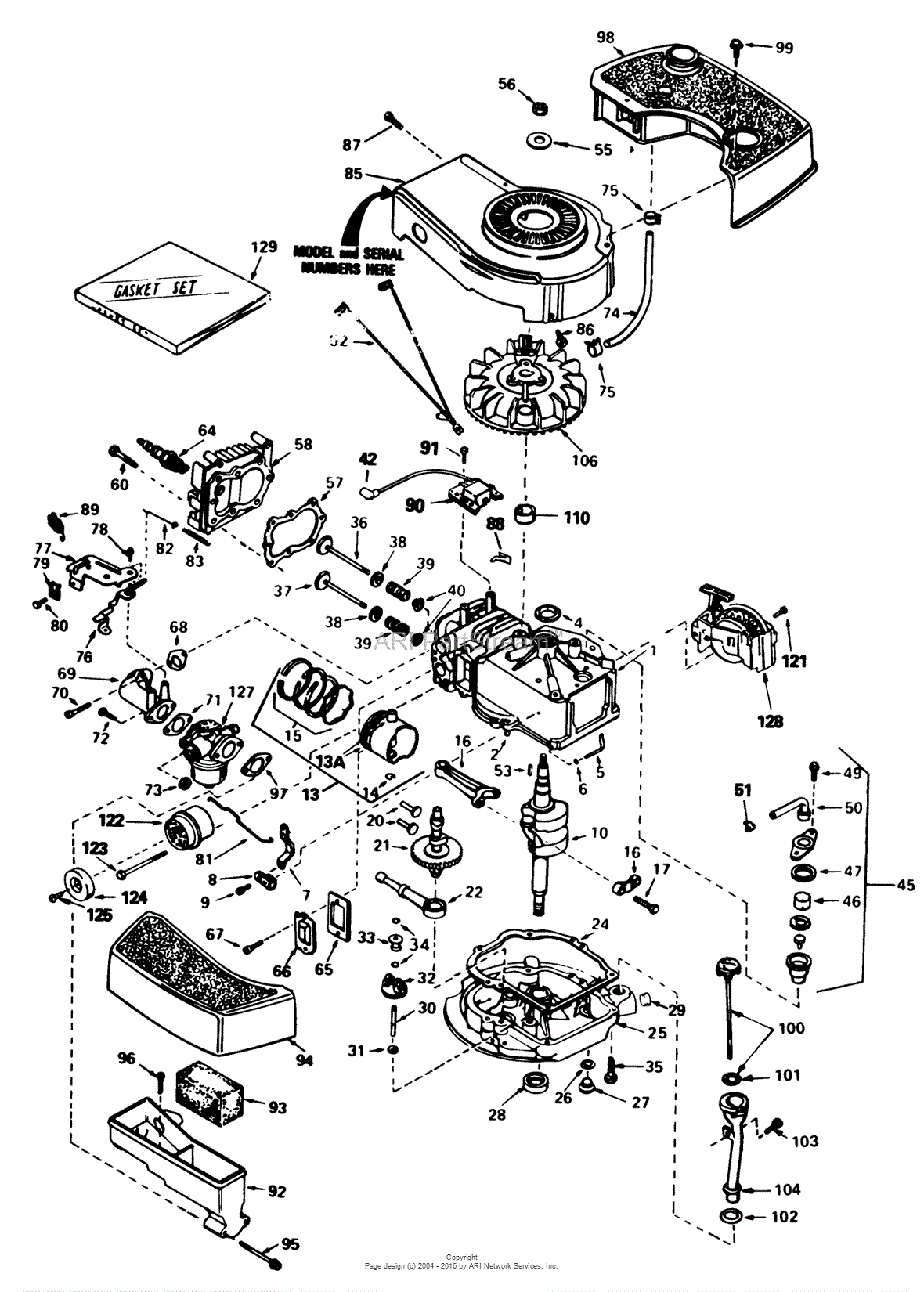 Toro 20672, Lawnmower, 1985 (SN 5000001-5999999) Parts Diagram for ...