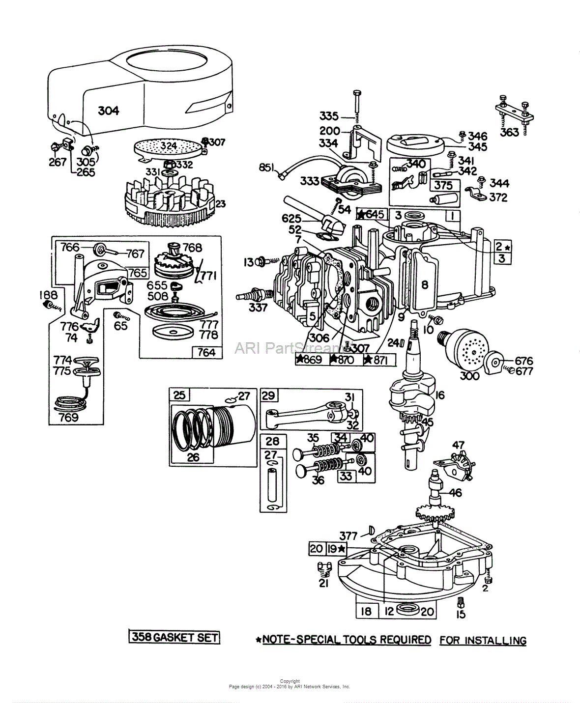 Toro 20698, Lawnmower, 1978 (SN 8000001-8999999) Parts Diagram for ...