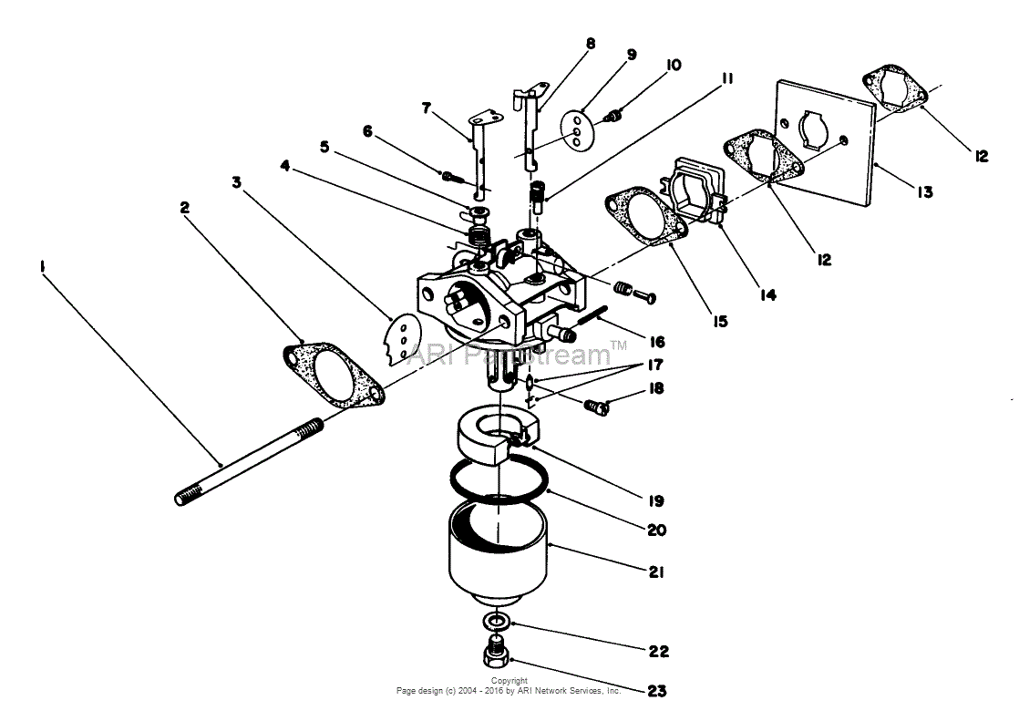 Toro 20745C, Lawnmower, 1986 (SN 60000016999999) Parts Diagram for