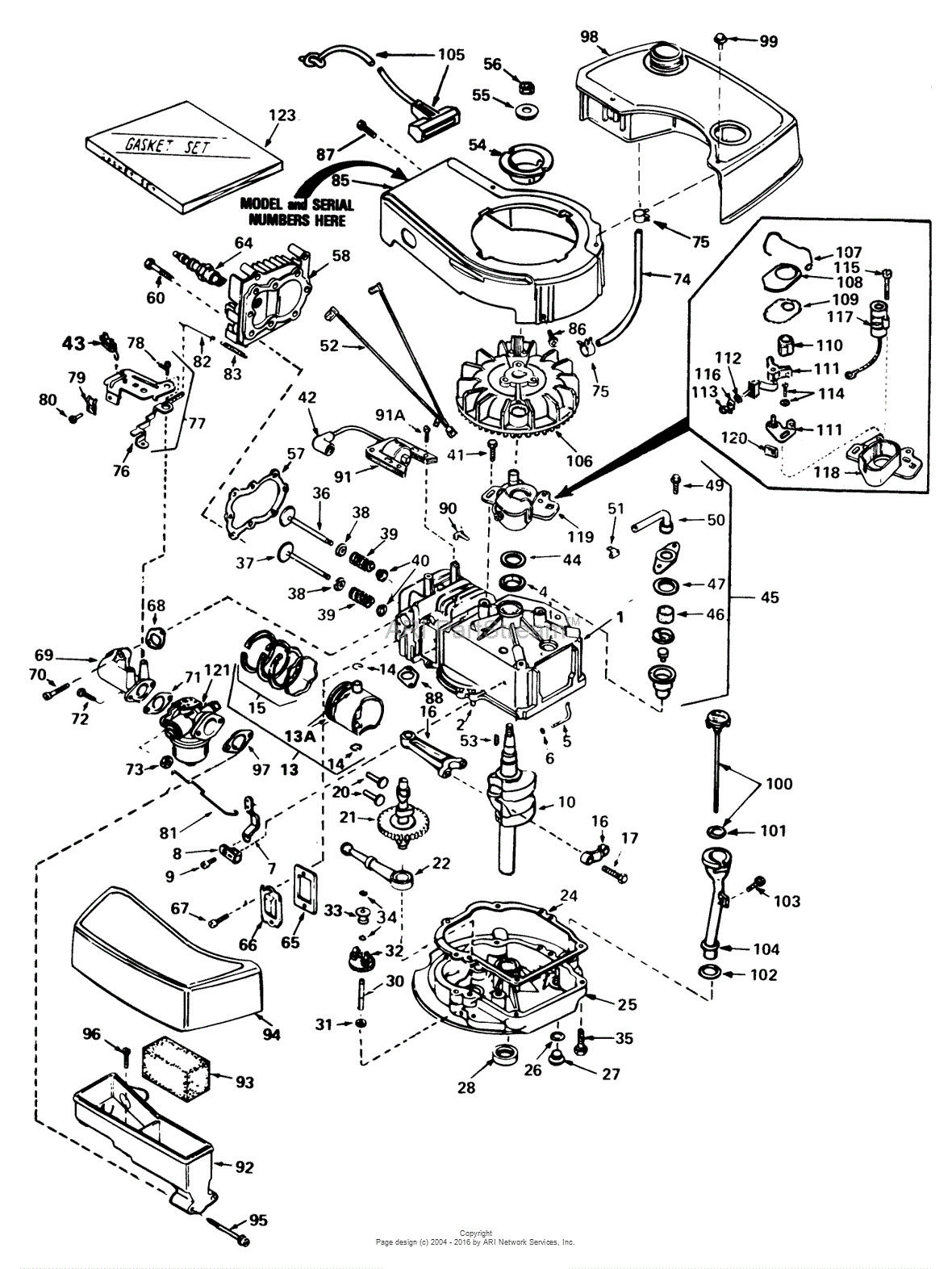 Toro 20790, Lawnmower, 1982 (SN 2000001-2999999) Parts Diagram for ...