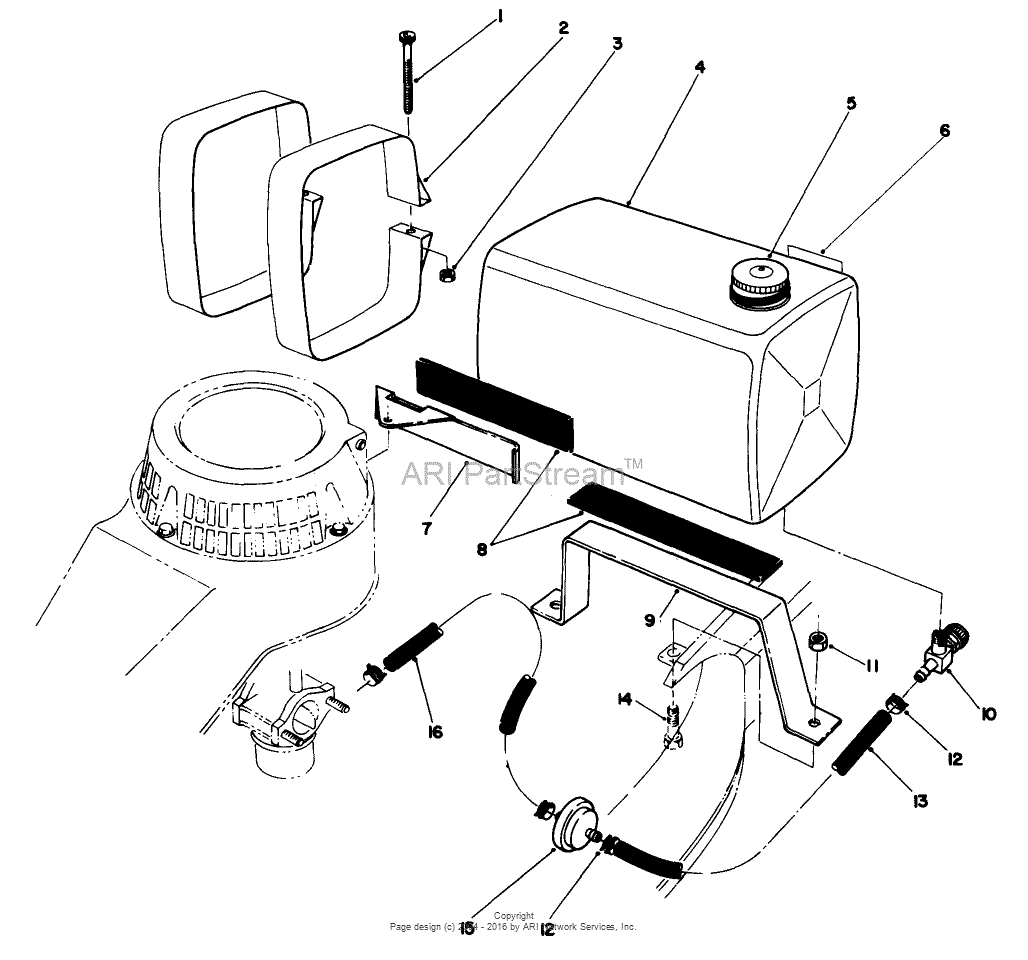 Toro 22035, Lawnmower, 1988 (SN 8002990-8999999) Parts Diagram for GAS ...