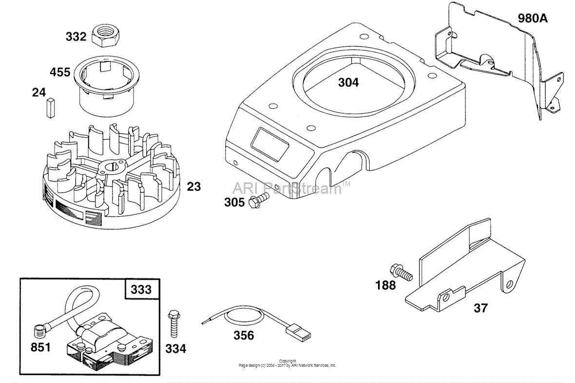 Toro 22153BC, Lawnmower, 1995 (SN 5900001-5999999) Parts Diagram for ...