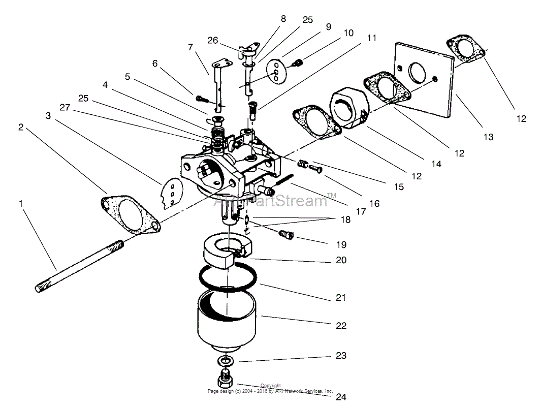 Toro 22701B, Lawnmower, 1996 (SN 69000001-69999999) Parts Diagram for ...