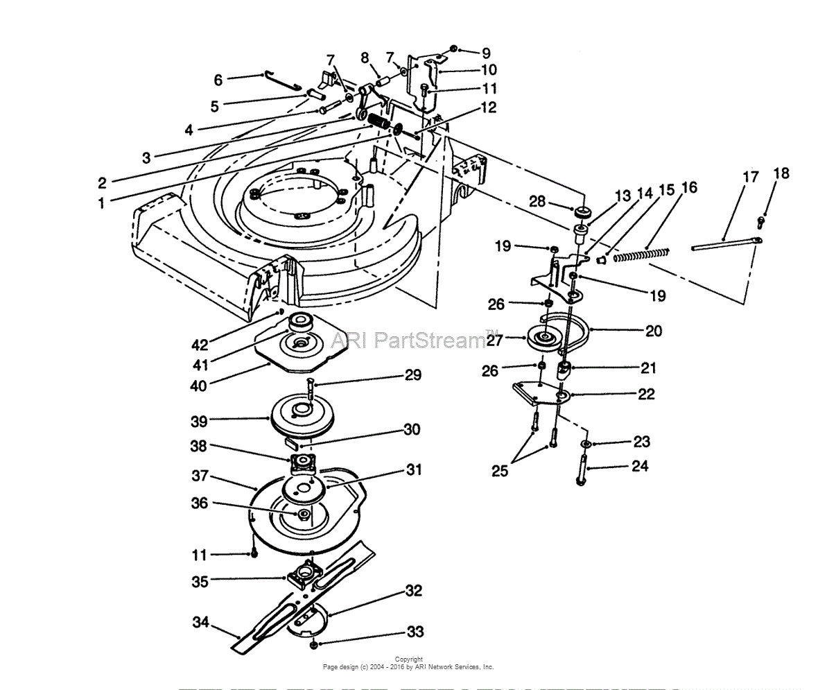 Toro 26622, Lawnmower, 1990 (SN 0000001-0003100) Parts Diagram for ...