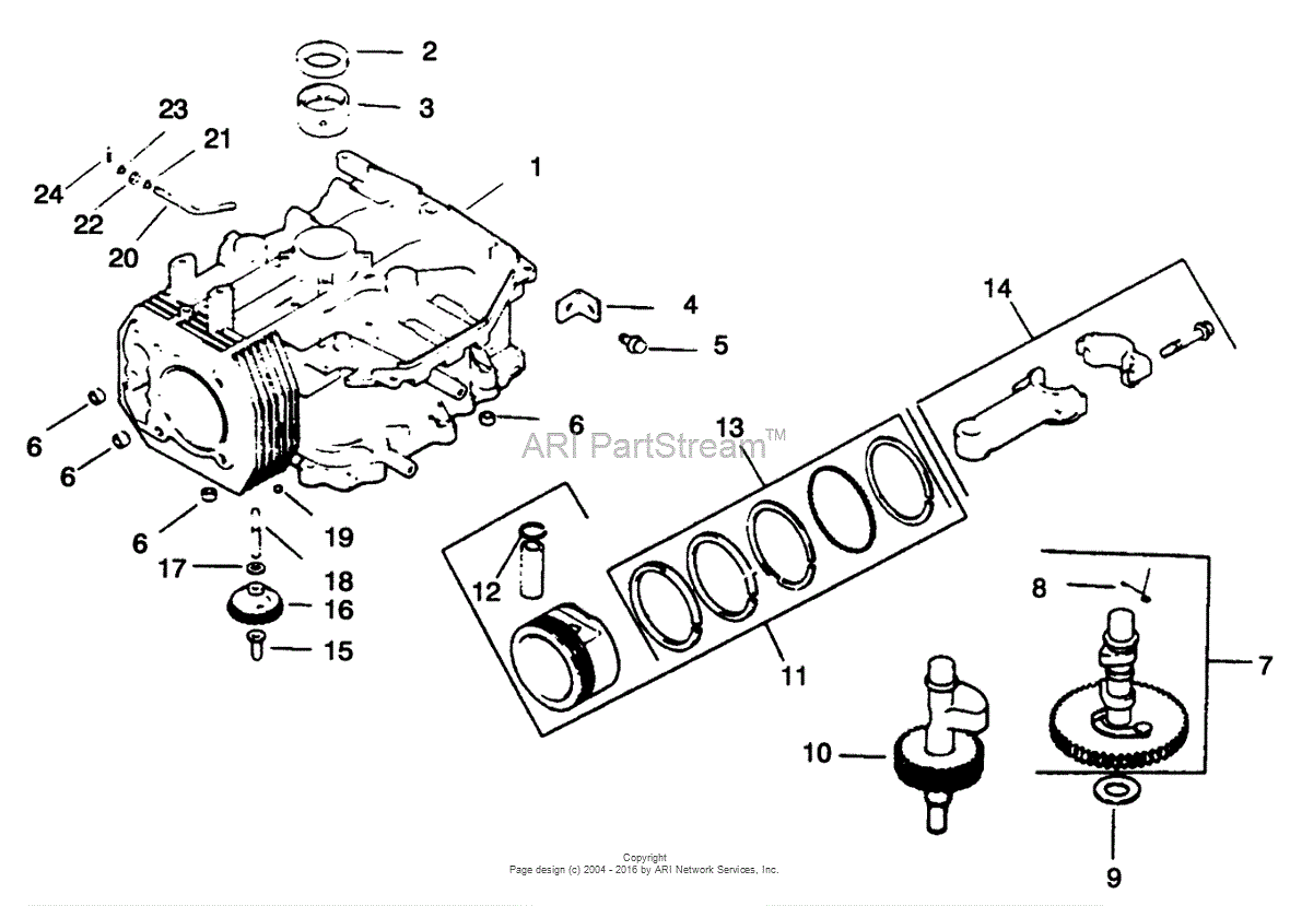 Toro 30176, Mid-Size Proline Gear Traction Unit, 14 hp, 1995 (SN 590001 ...