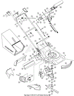 Troy Bilt 12AG839E711 (2005) Parts Diagram for General Assembly