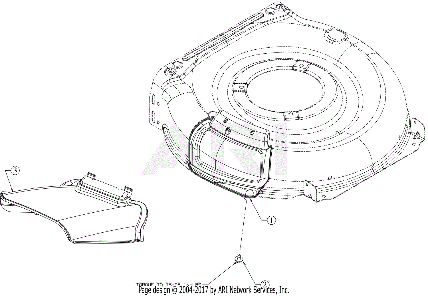 Troy Bilt 12AVB2M5766 TB 220 2017 Parts Diagrams