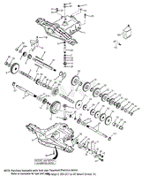 Troy Bilt 13A-130F063 13HP Gear Drive LTX Tractor Parts Diagram for ...