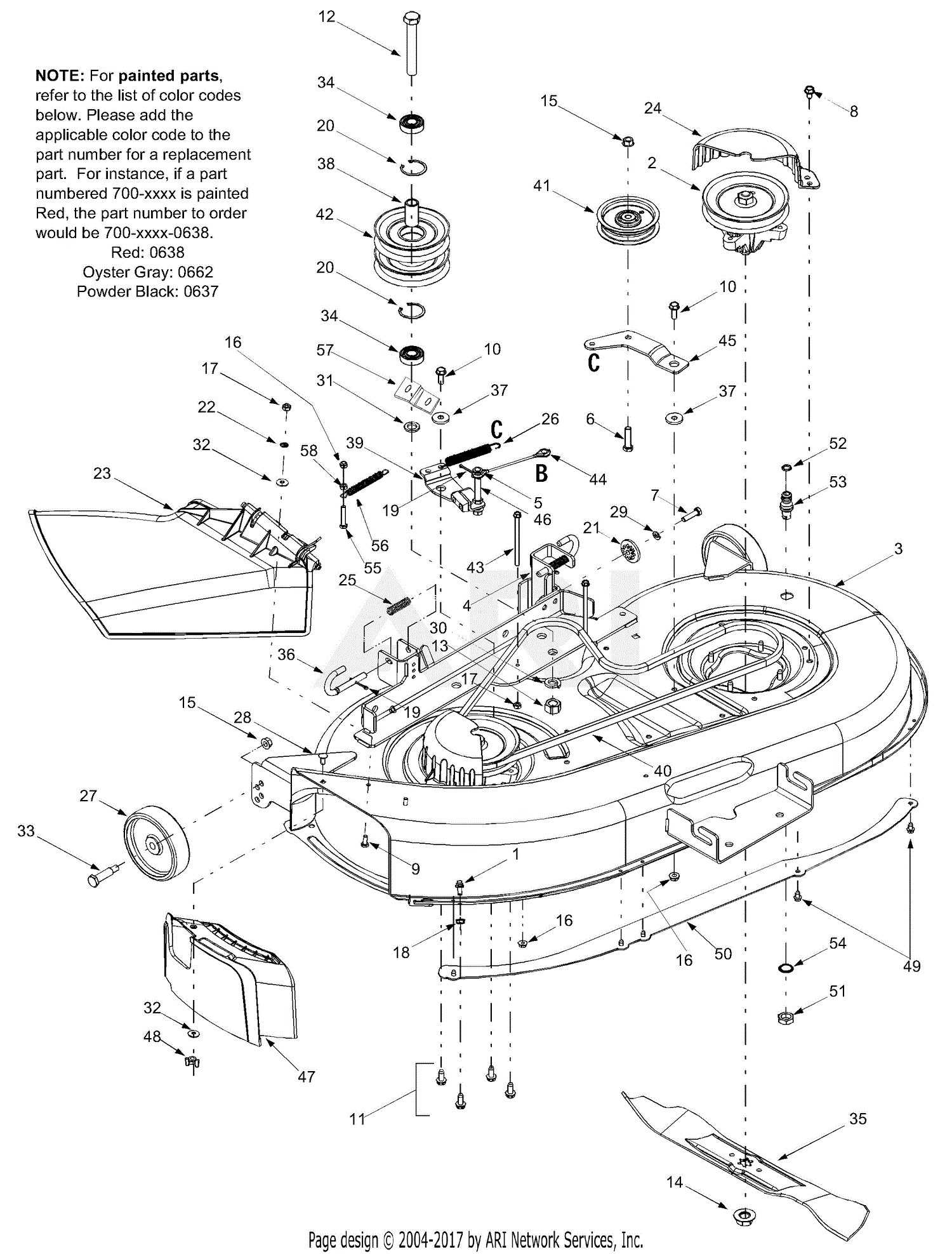 Troy Bilt 13AT609G766 Super Bronco (2004) Parts Diagram ... craftsman gt6000 wiring diagram 