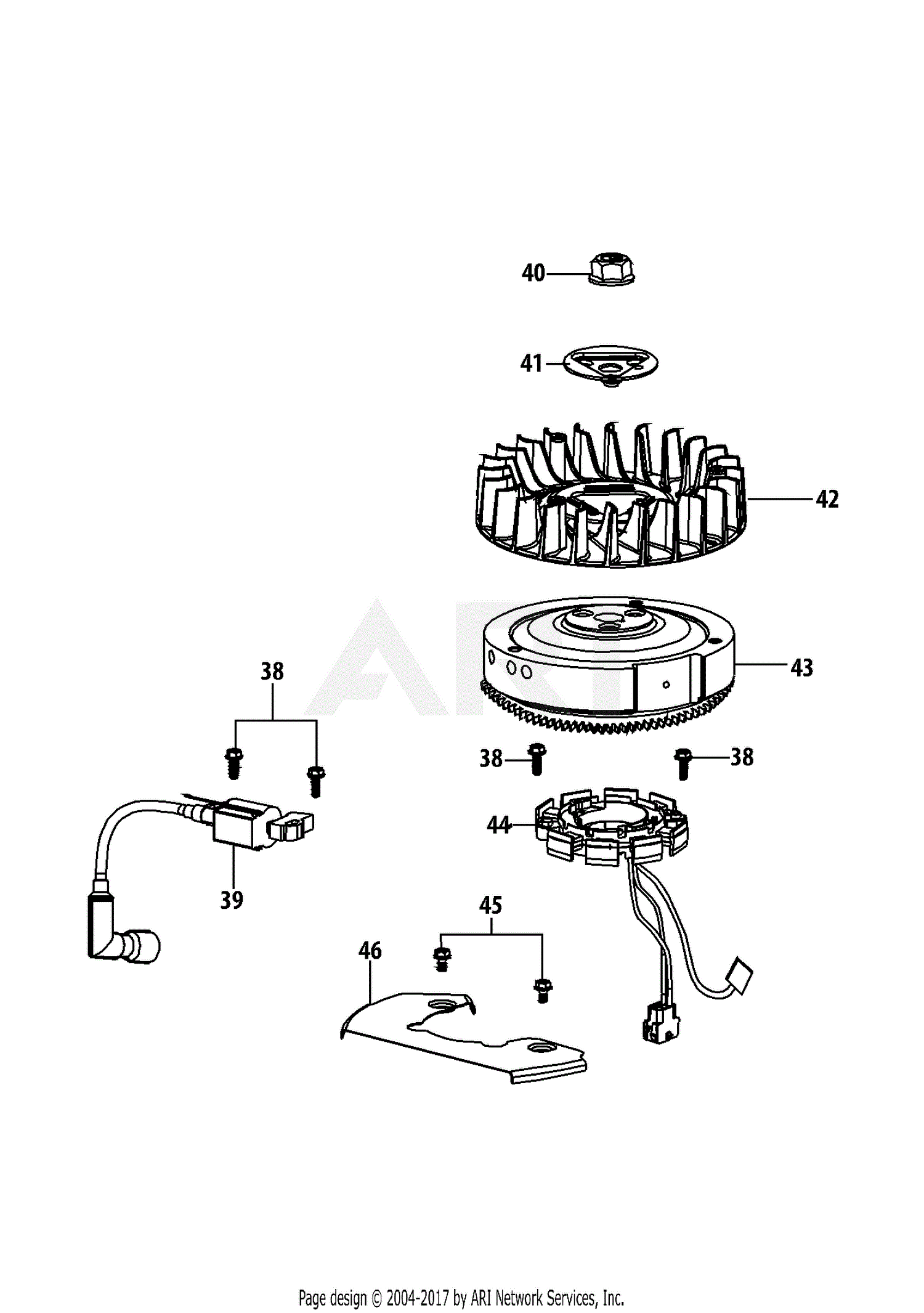 Troy Bilt 13A279KS066 Super Bronco (2013) Parts Diagram for 4P90HU