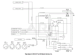 Troy Bilt 13WX79KT011 Horse (2013) Parts Diagram for Mower ... troy bilt mower schematics 
