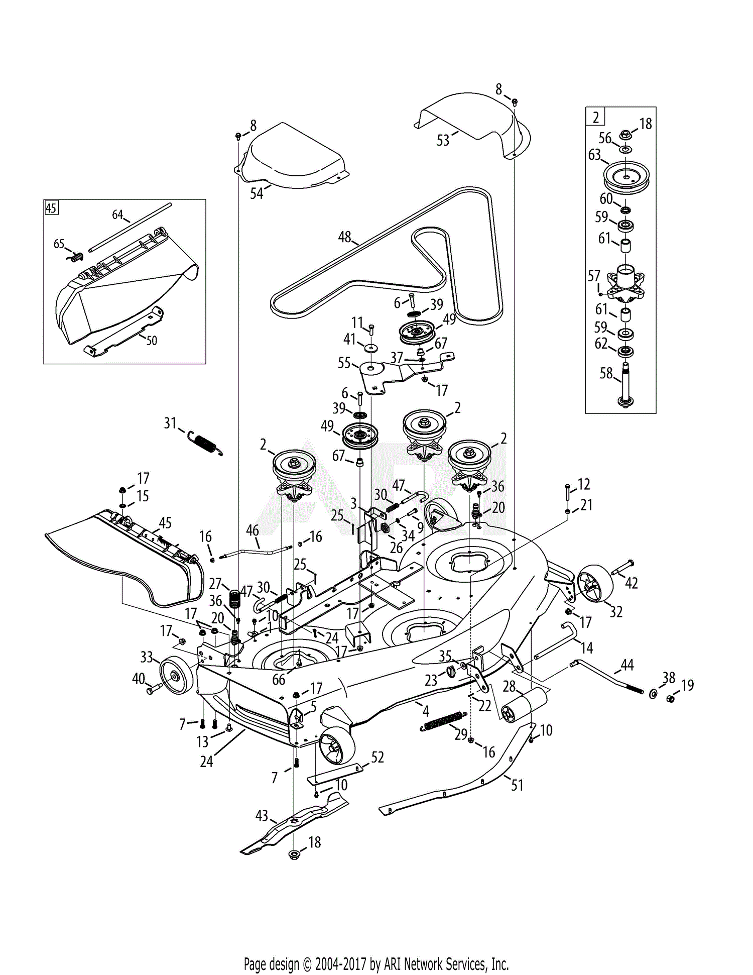 Troy Bilt 13wq93kp011 Super Bronco  2014  Parts Diagram