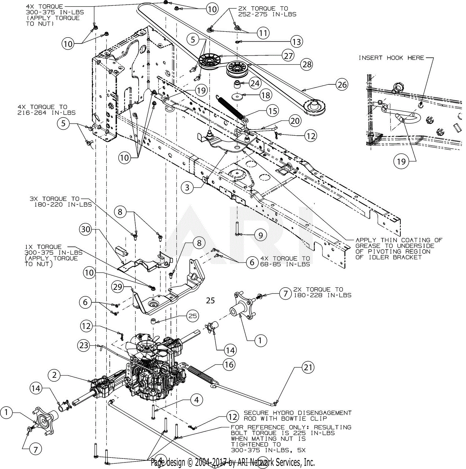 Troy bilt super bronco xp 50 drive outlet belt diagram