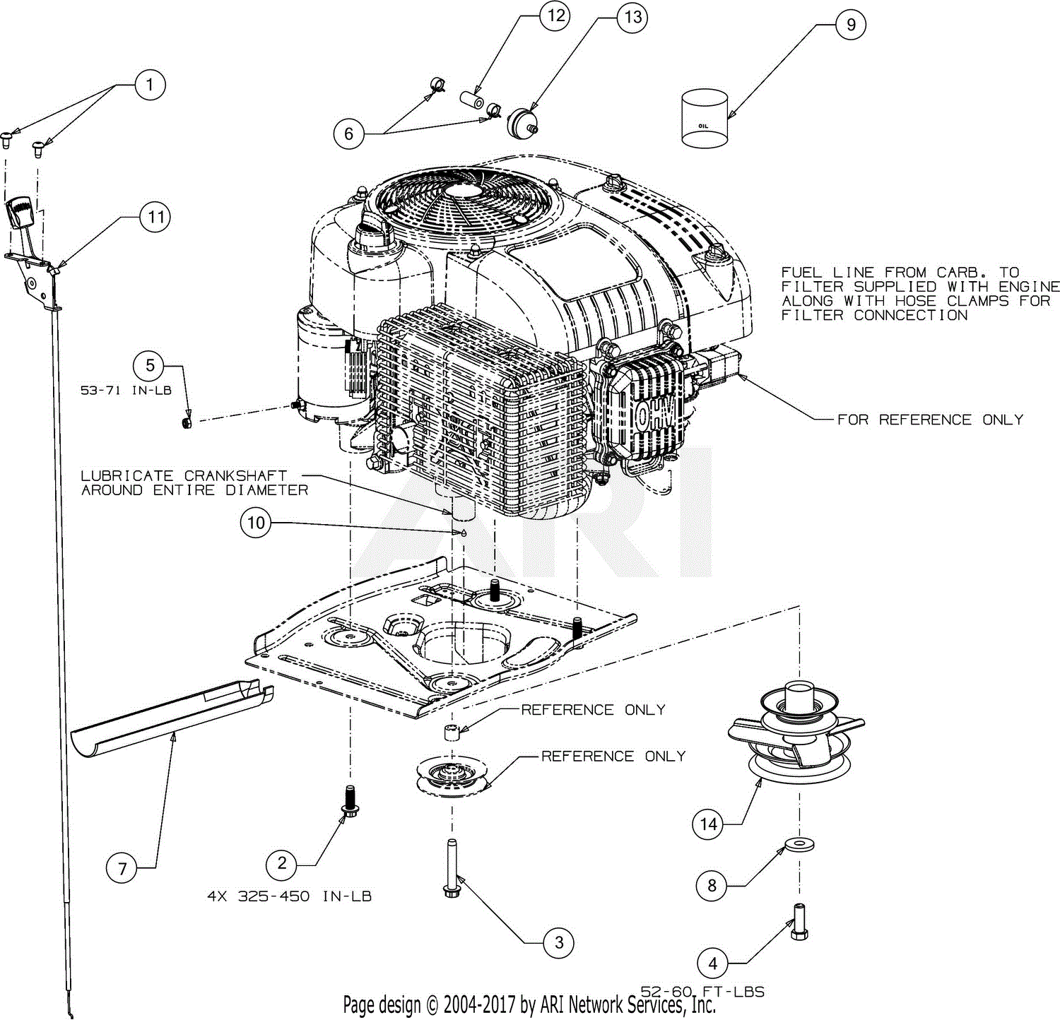 Troy Bilt Tb30 13b226jd066 2016 Parts Diagram For Engine Accessories