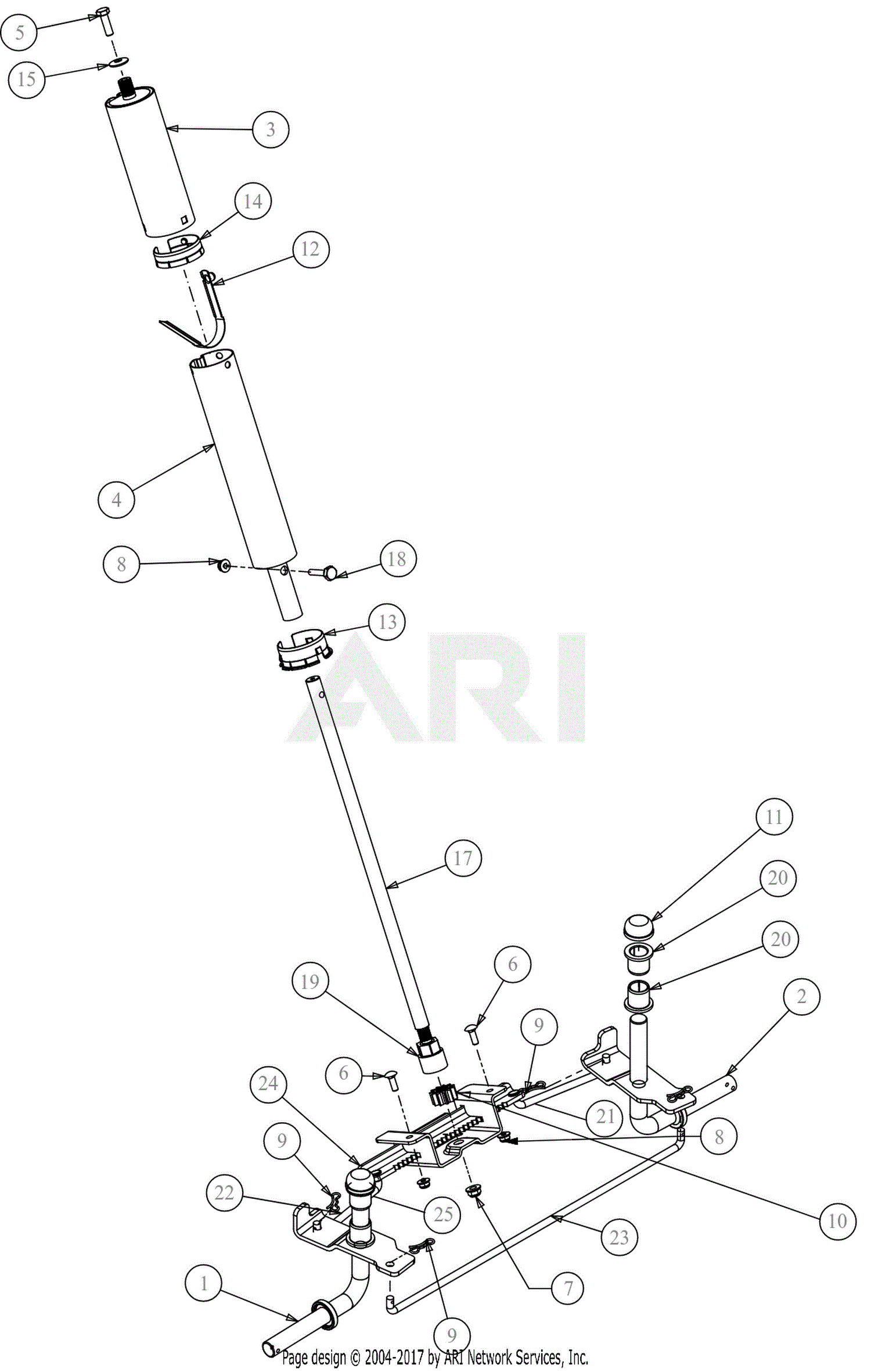 Troy Bilt TB30R Hydro Tractor (13AC21JD011) (2016) Parts Diagram for ...