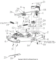 Troy bilt super bronco 50 inch 2025 deck belt diagram