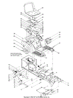 Troy Bilt 14BV809H063 (2000) Parts Diagram for 46-Inch Deck Assembly 