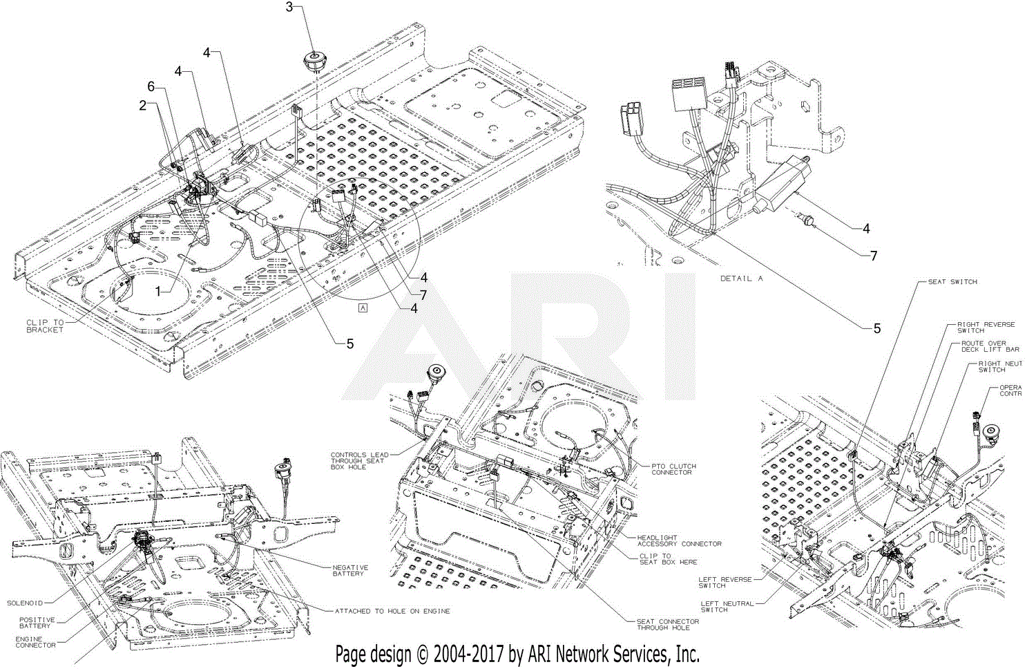 Troy Bilt 17ARCACS011 Mustang XP 42 (2016) Parts Diagram ... home electrical schematic wiring 