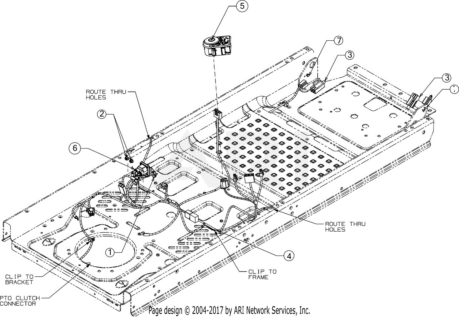 Troy Bilt 17ARCBDT011 Mustang XP Pivot S 46 (2016) Parts Diagram for ...