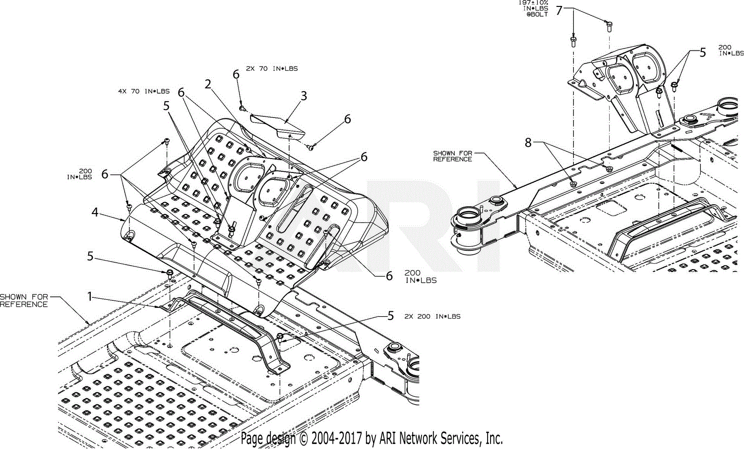 Troy Bilt 17ARCBDT066 Mustang XP Pivot S 46 (2017) Parts Diagram for ...