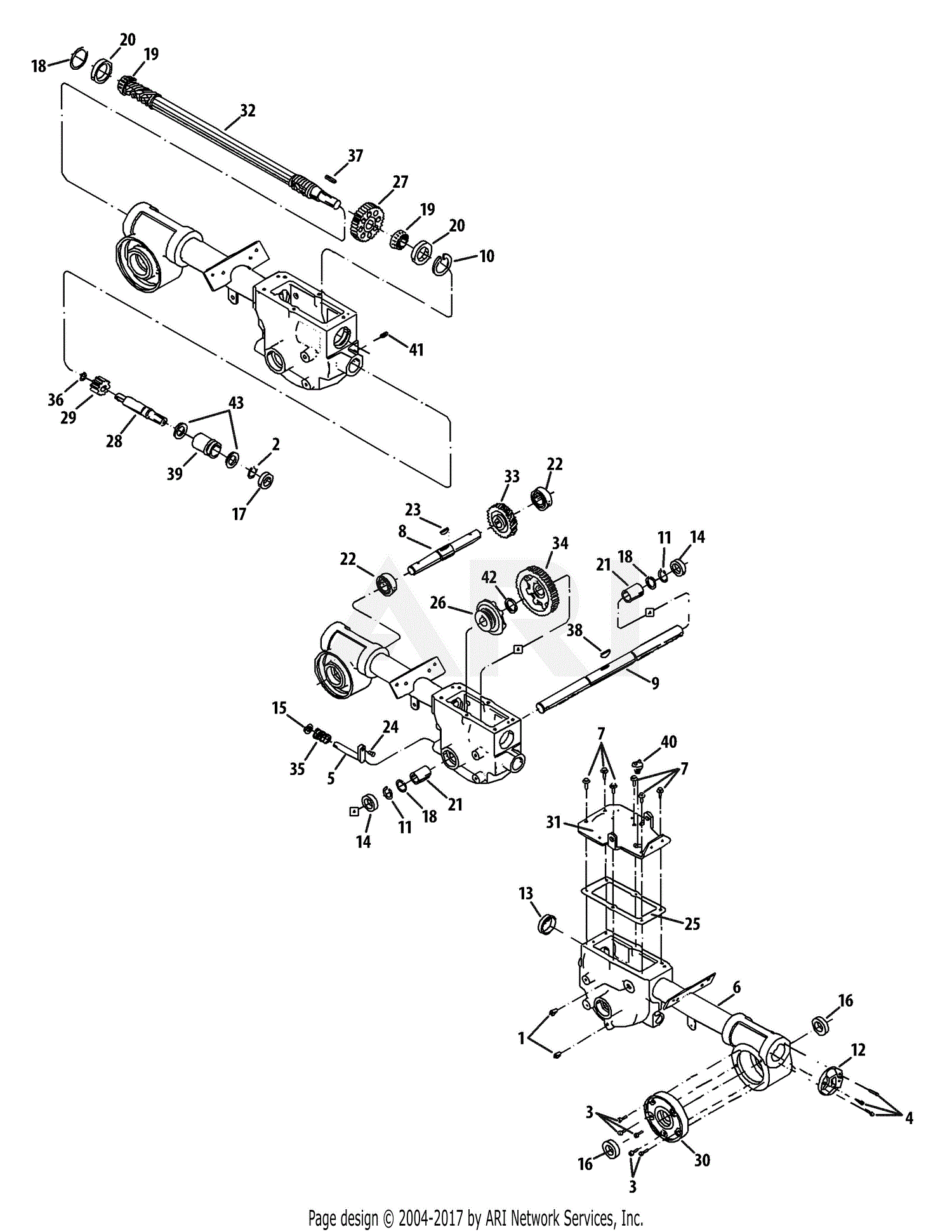 Troy Bilt 21A-665B766 Pro-Line FRT Roto-Tiller (2010) Parts Diagram for ...