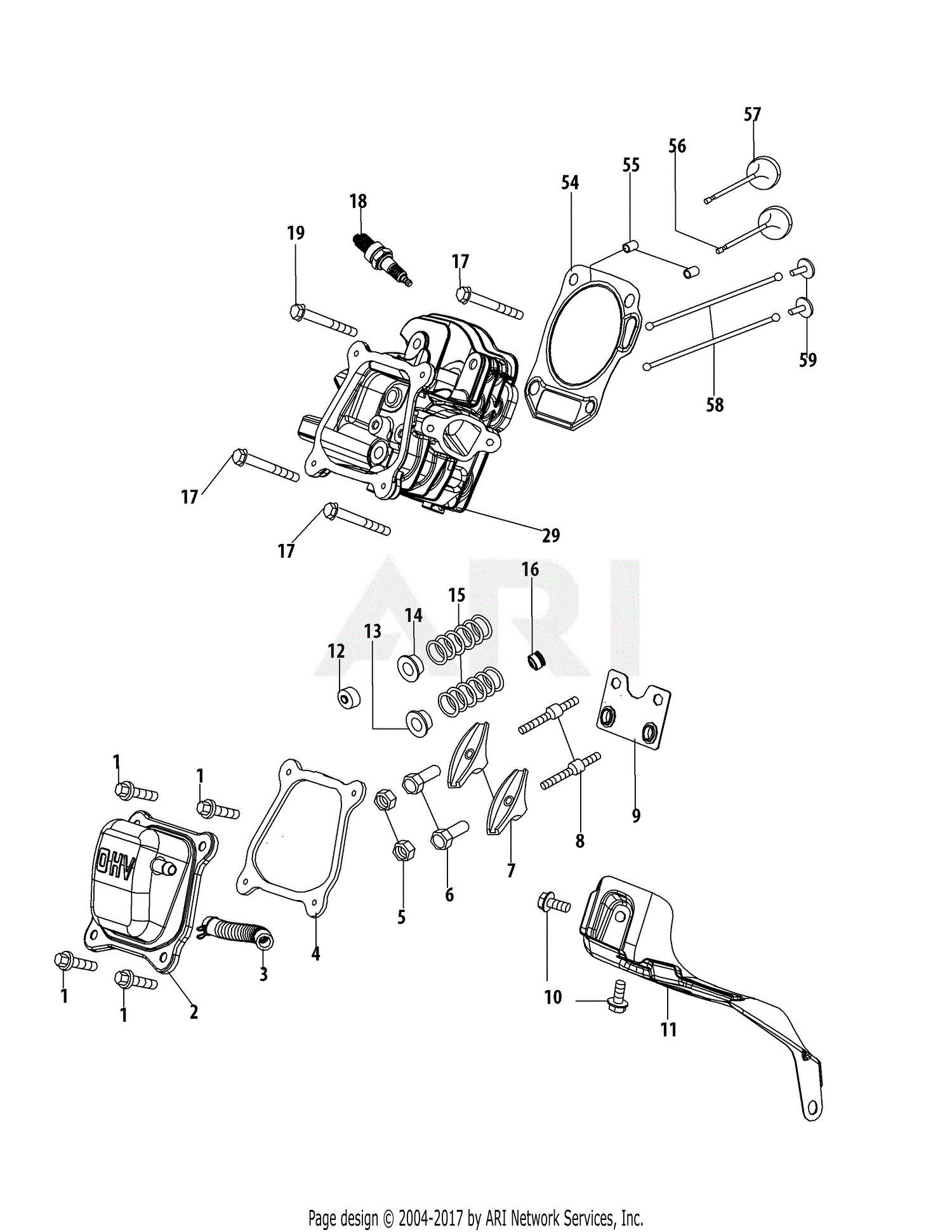 Troy Bilt 23A-1AXA711 FLEX Unit (2015) Parts Diagram for 170-NU ...