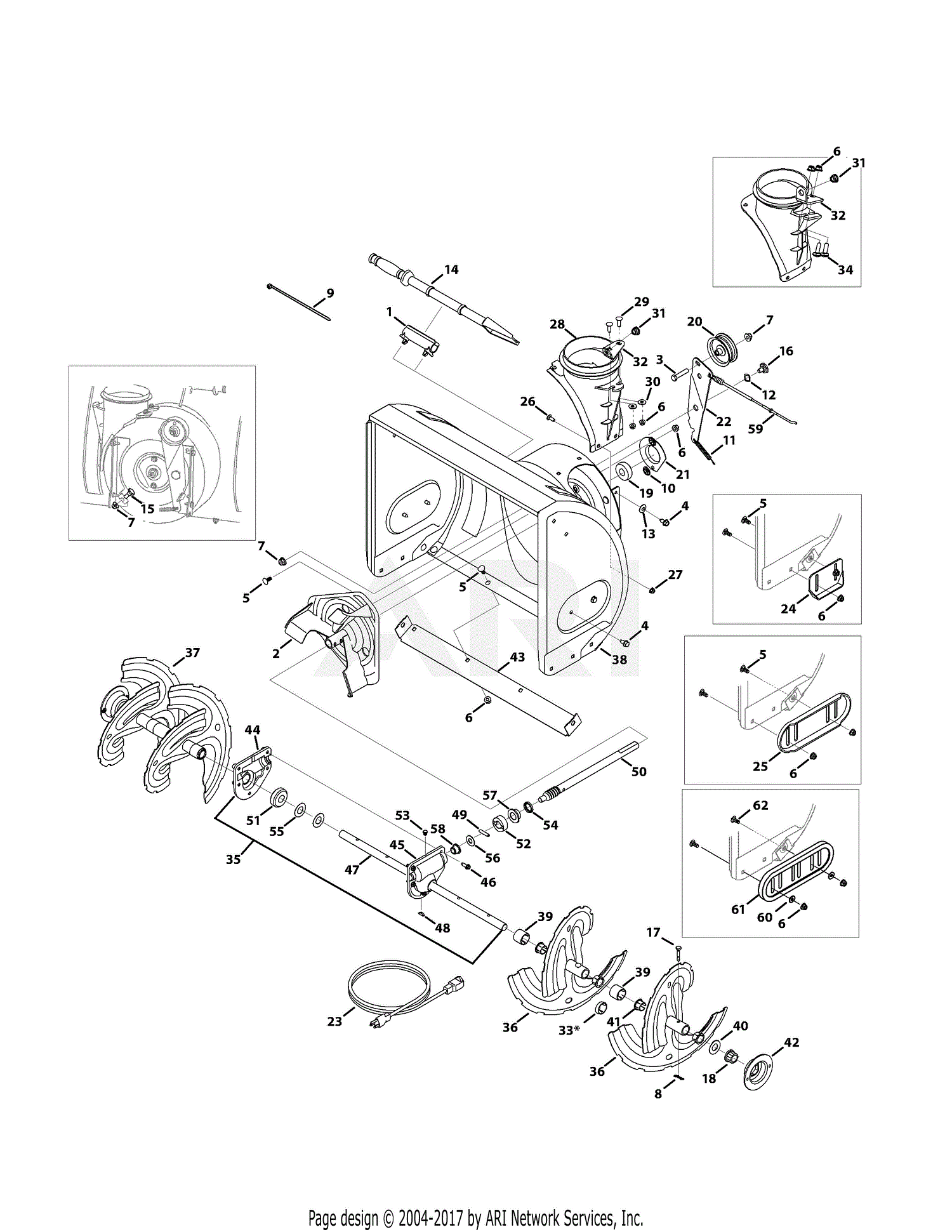 Troy-bilt 2410 Parts Diagram