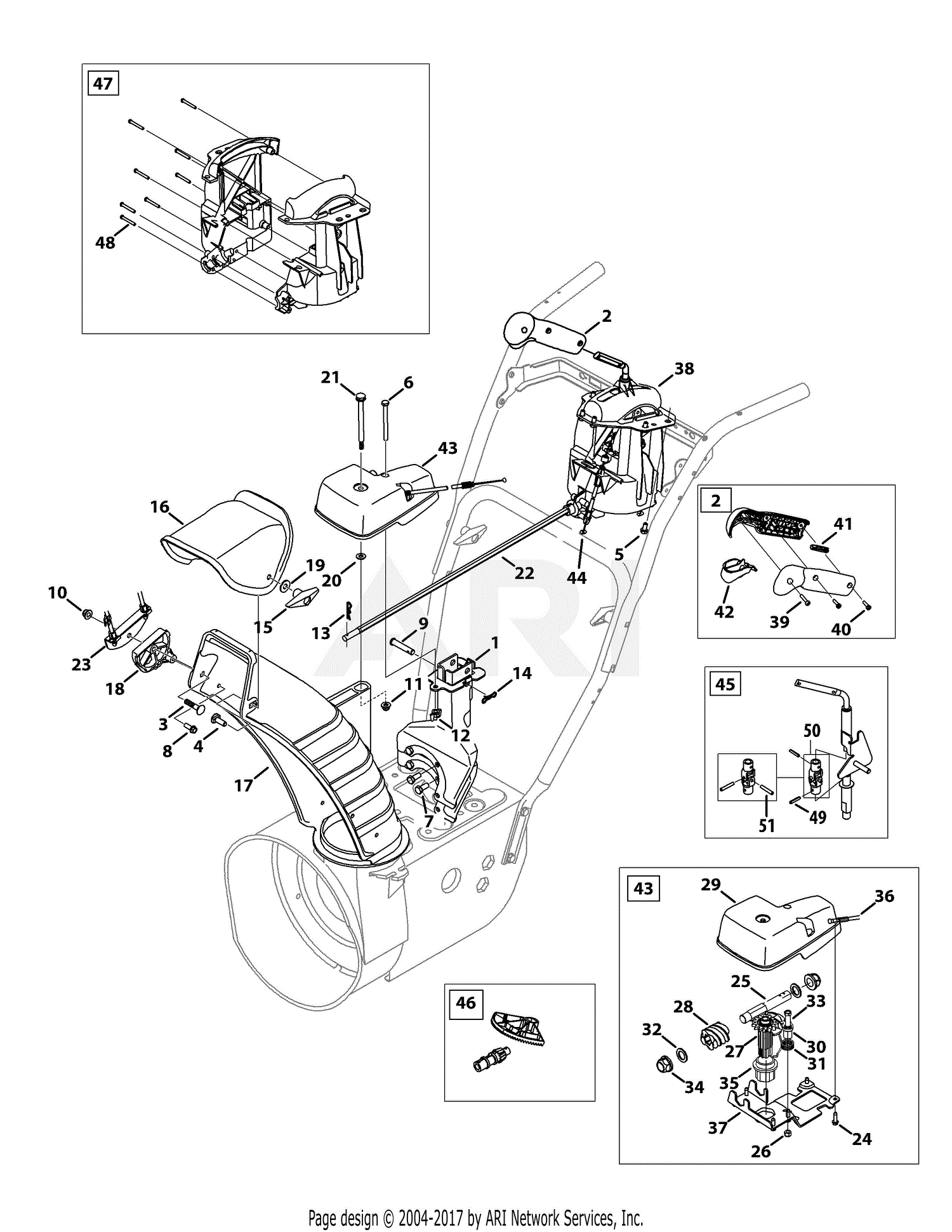 Troy Bilt Snow Blower Parts Lookup