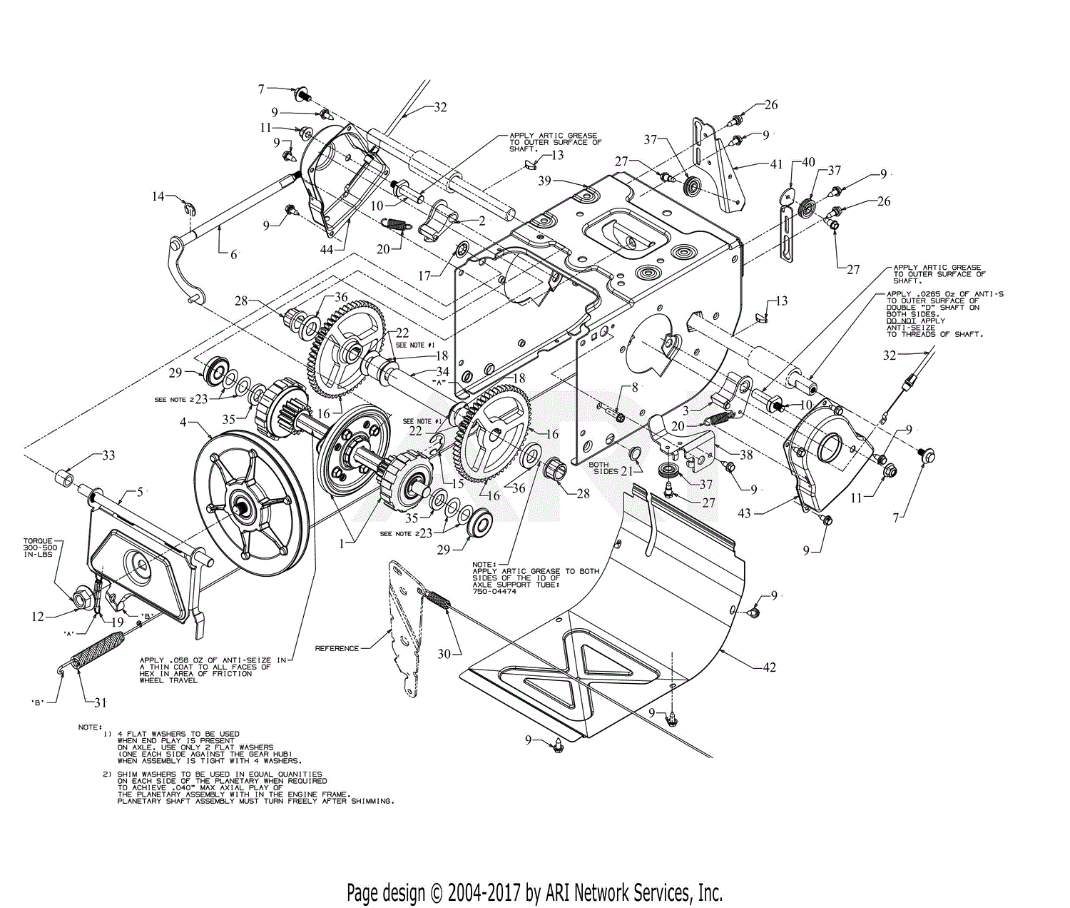 Troy-bilt Snowblower Parts Diagram