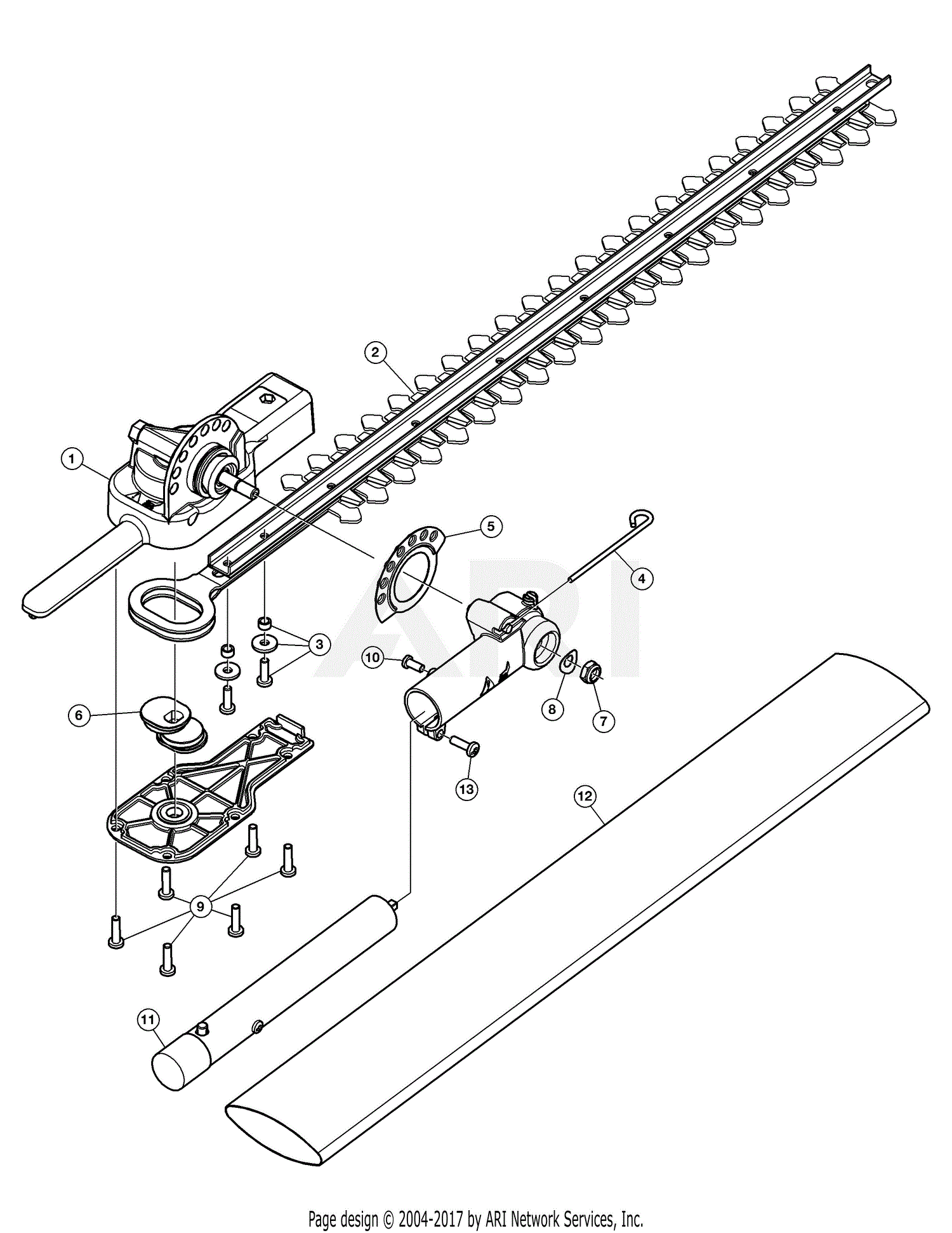 Troy Bilt AH721 41BJAH-C954 41BJAH-C954 AH721 Parts Diagram for General ...