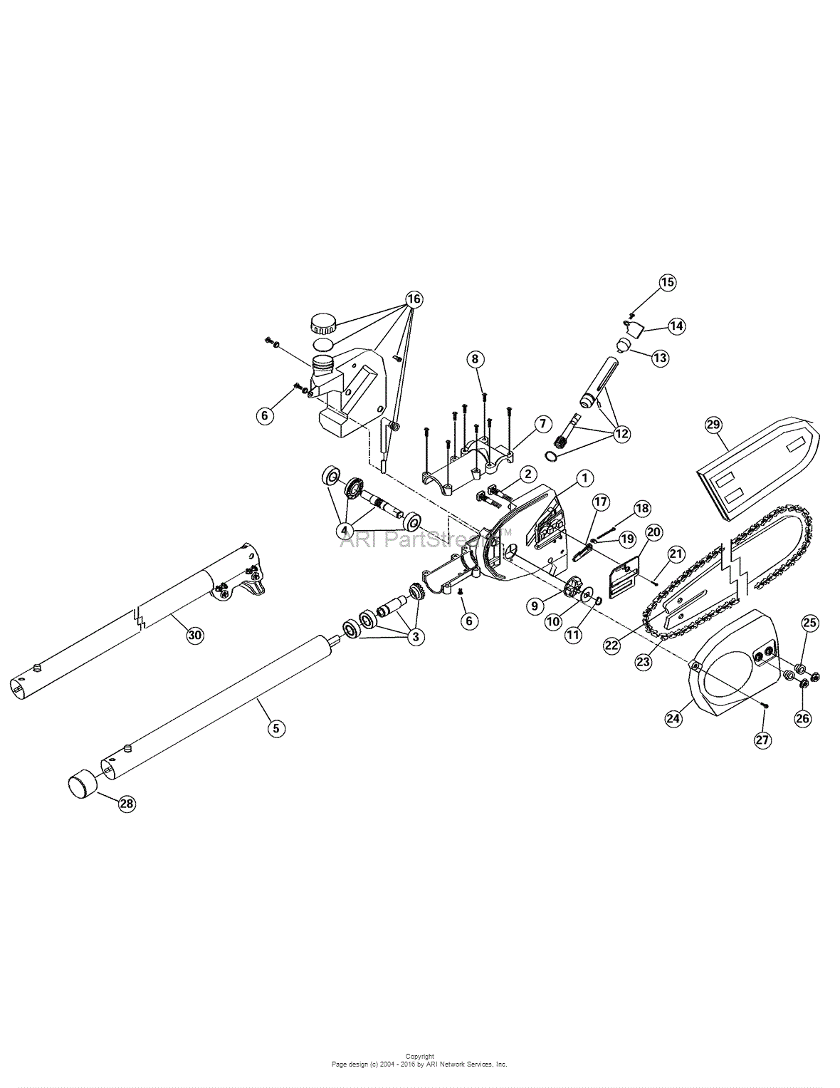 Troy Bilt PS720R 41AJPS-C954 41AJPS-C954 PS720R Parts Diagram for ...