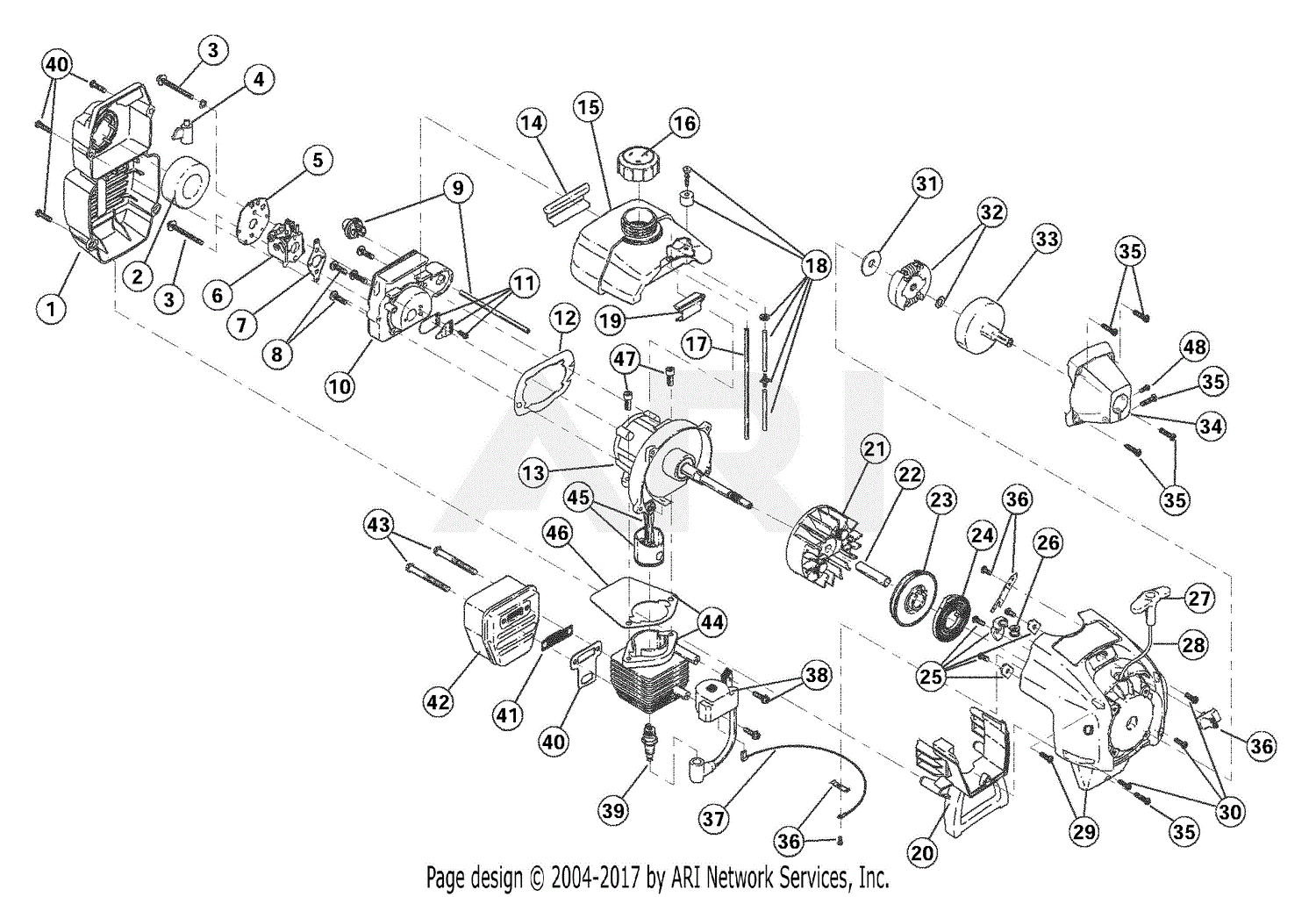 Troy Bilt TB15CS 41ADT15C066, 41ADT15C066 TB15CS Parts Diagram for