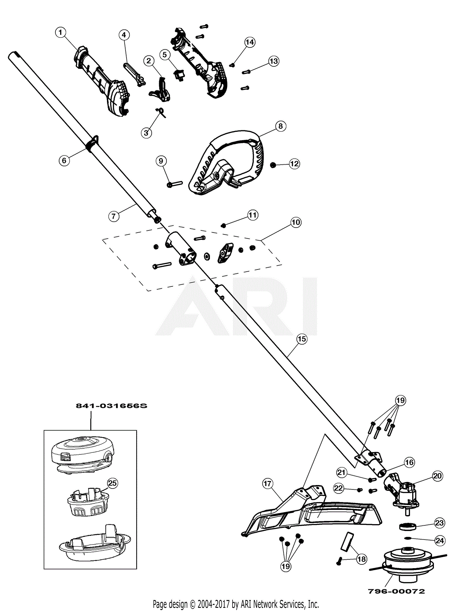 Troy Bilt TB2040XP 41ADZ2PC766 41ADZ2PC766 TB2040XP Parts Diagram for ...