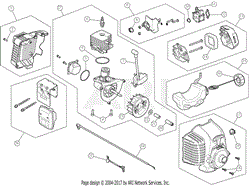 Troy Bilt TB25C 41AD25CS766 Parts Diagram for Engine Assembly