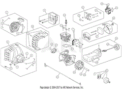 Troy Bilt TB27BC 41AD27BA766 Parts Diagram for Engine Assembly