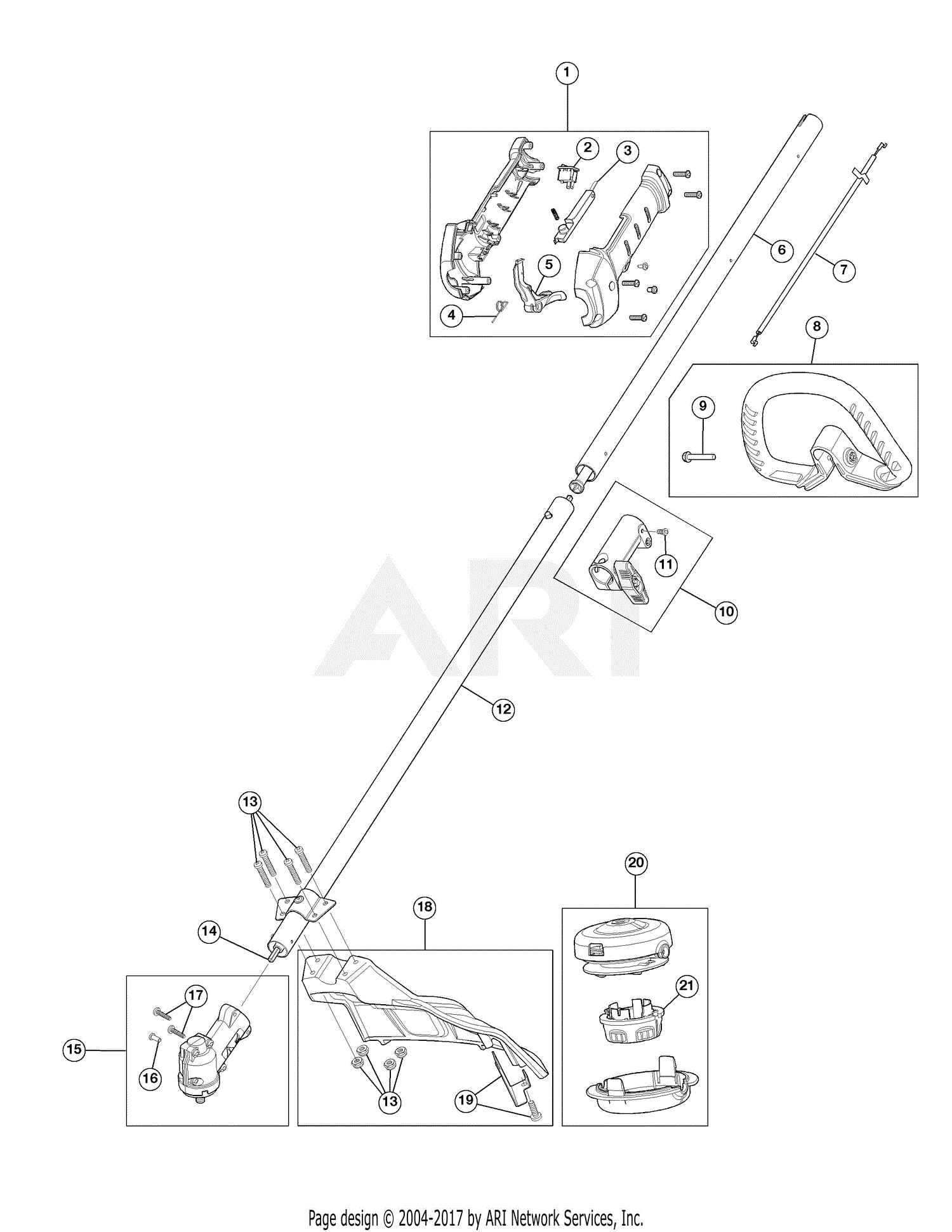 Troy Bilt Tb6044xp 41cdz6pc766 41cdz6pc766 Tb6044xp Parts Diagram For General Assembly 5947