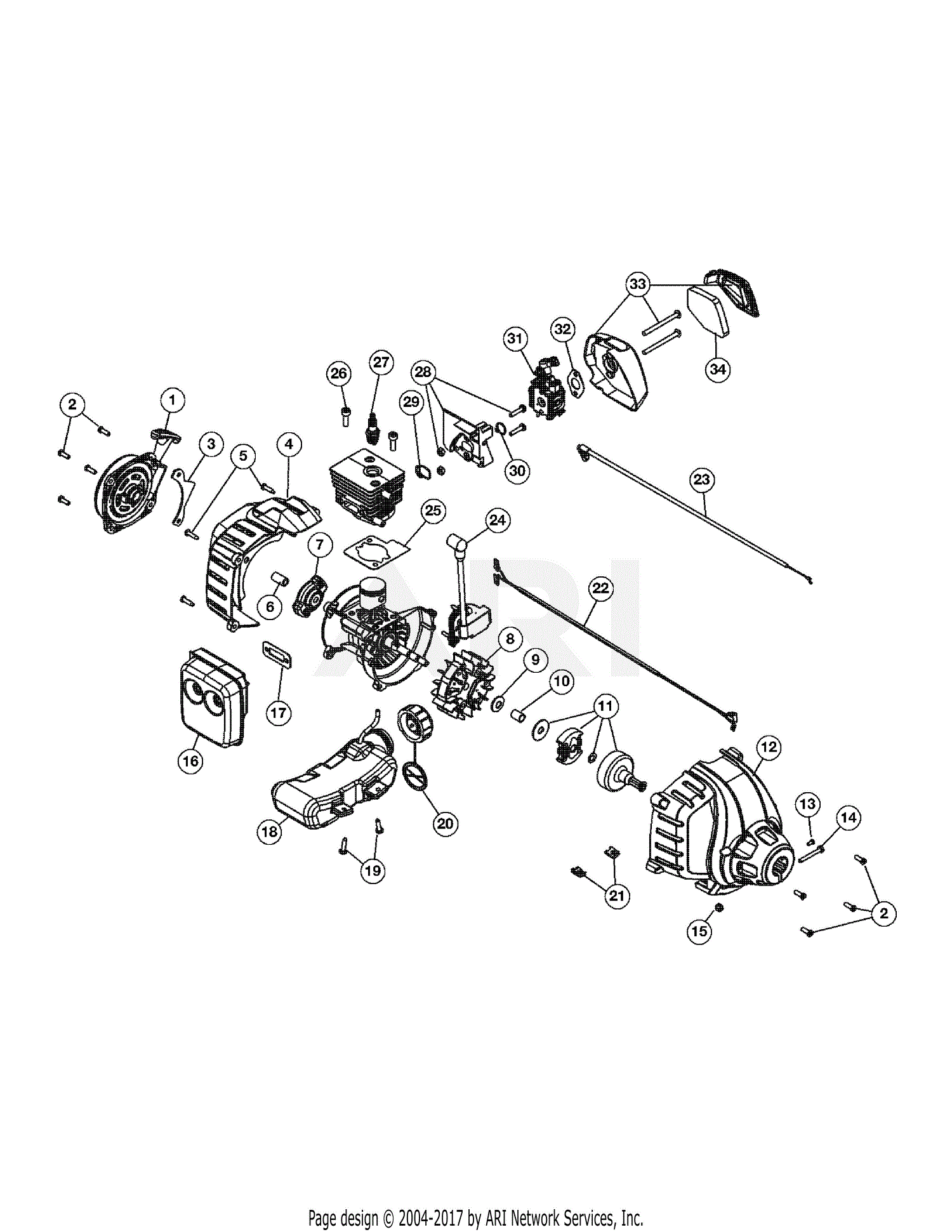 Troy Bilt TB80EC 41ADT80C966, 41ADT80C966 TB80EC Parts Diagram for ...