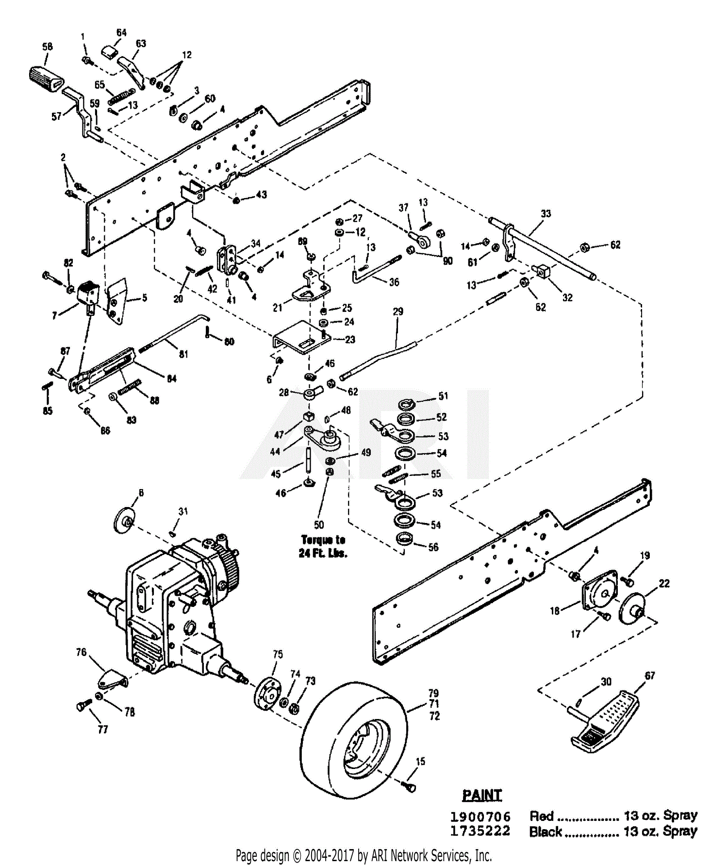 Troy Bilt 13060 18HP HYDRO GARDEN TRACTOR (S/N 130600100101) Parts ...