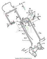 Troy Bilt 34320 4HP-21 PUSH MOWER (S/N 343200100101-343201199999) Parts  Diagrams