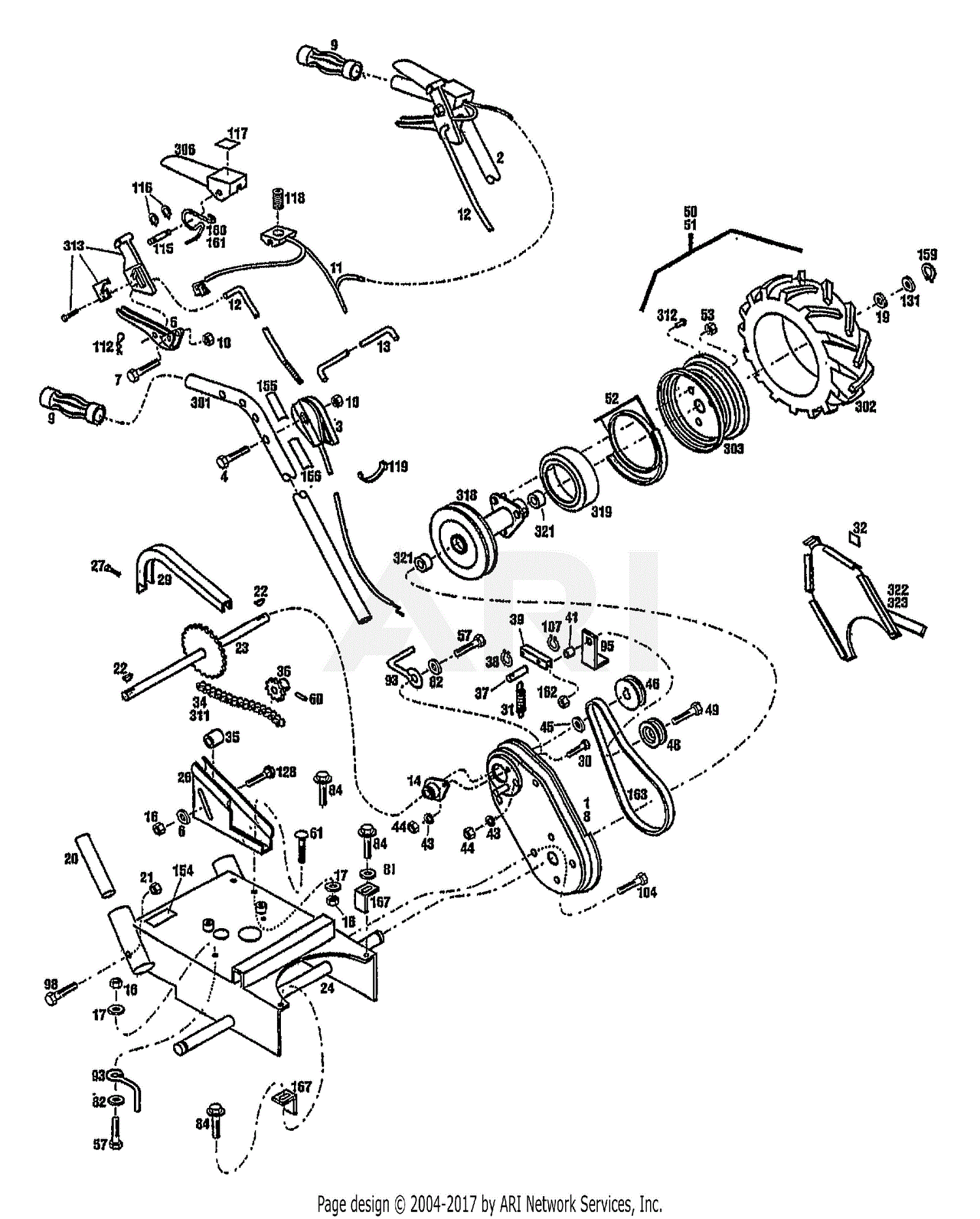 Troy Bilt 34063 5HP-42