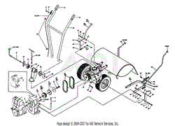 Troy Bilt Horse Ii 6hp Roto Tiller (s N 1001-639999) Parts Diagram For 