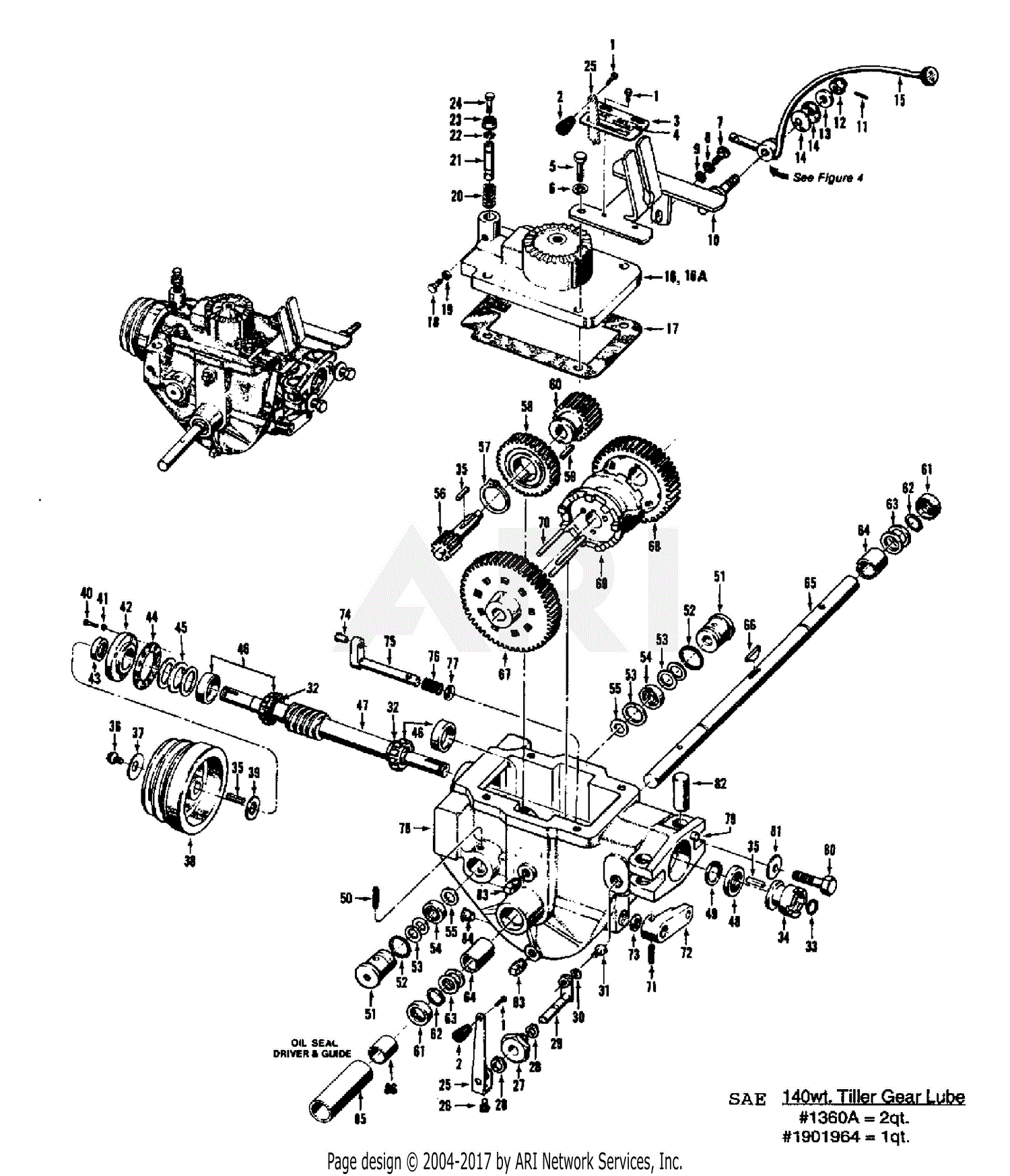 Troy Bilt HORSE III 8HP ROTO TILLER (S/N 640000855638) Parts Diagram