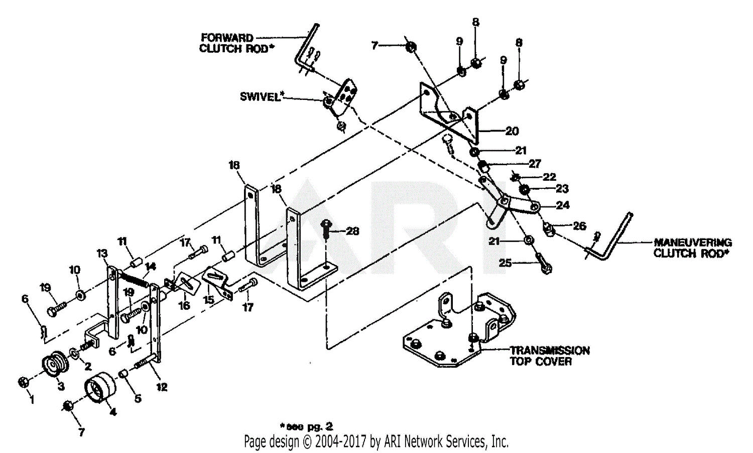 Troy Bilt 15008 PONY VII OPC (5HP)(S/N S0242650-S0254903) Parts Diagram ...