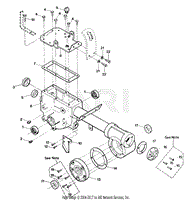 Troy Bilt 21A-530-081 Pony Tiller 15008 S/N 0400101-1199999 15008C Pony ...