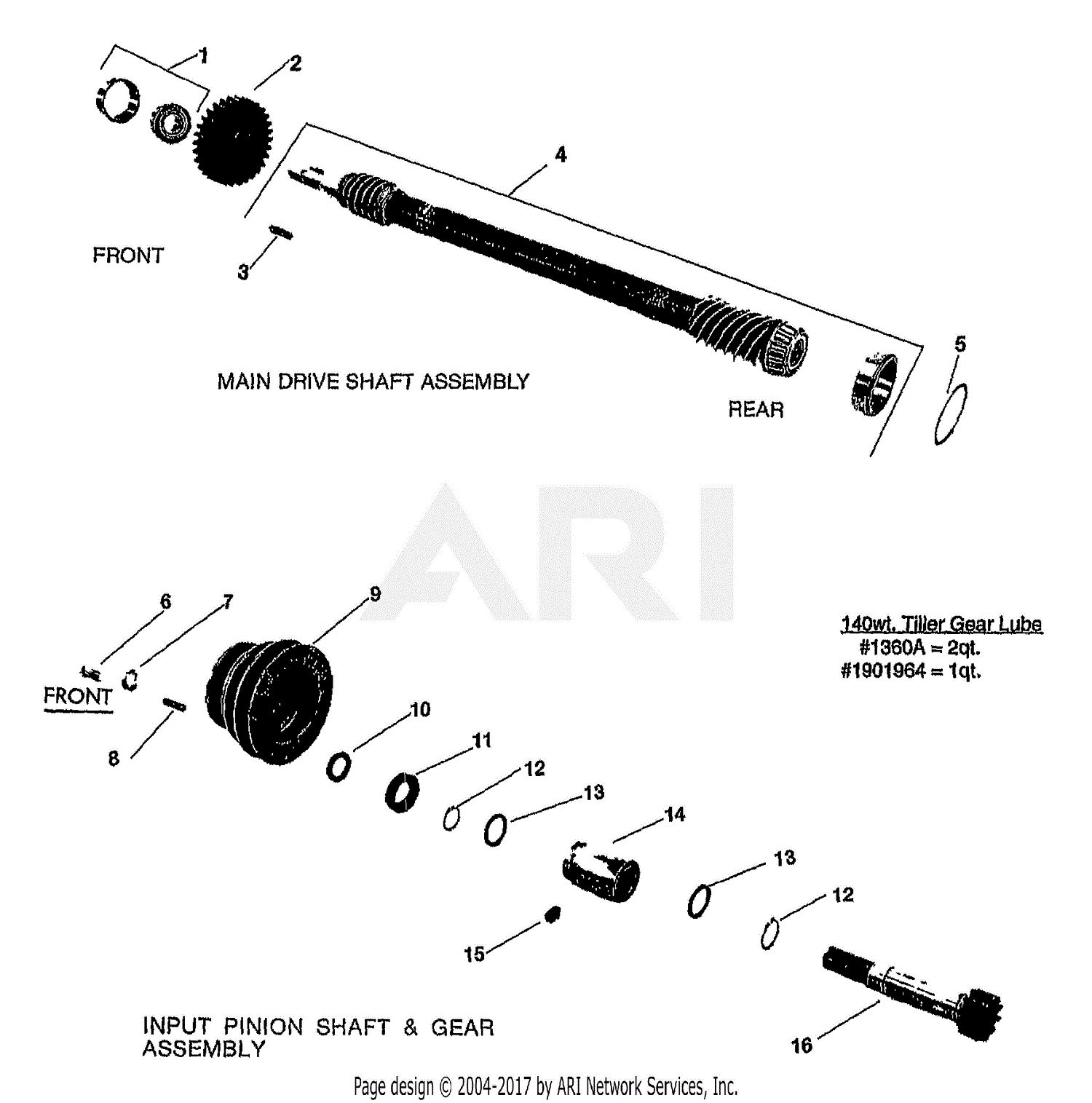 Troy Bilt 5111 PONY IV 5HP ELEC (S/N S164133-S186071) Parts Diagram for ...