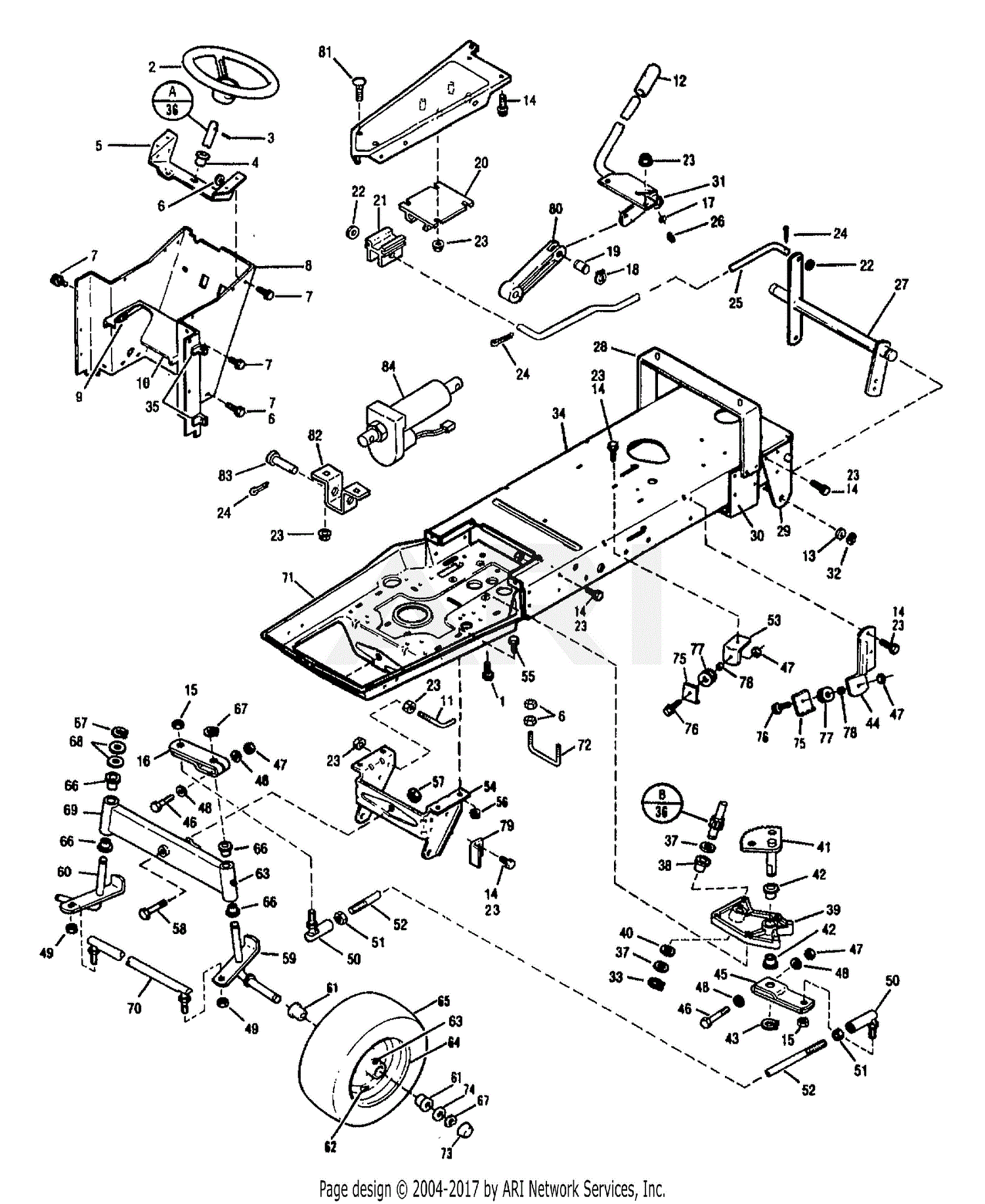 Troy Bilt 3016HR ST 160 (S/N B360100101-B360199999) Parts Diagram for ...