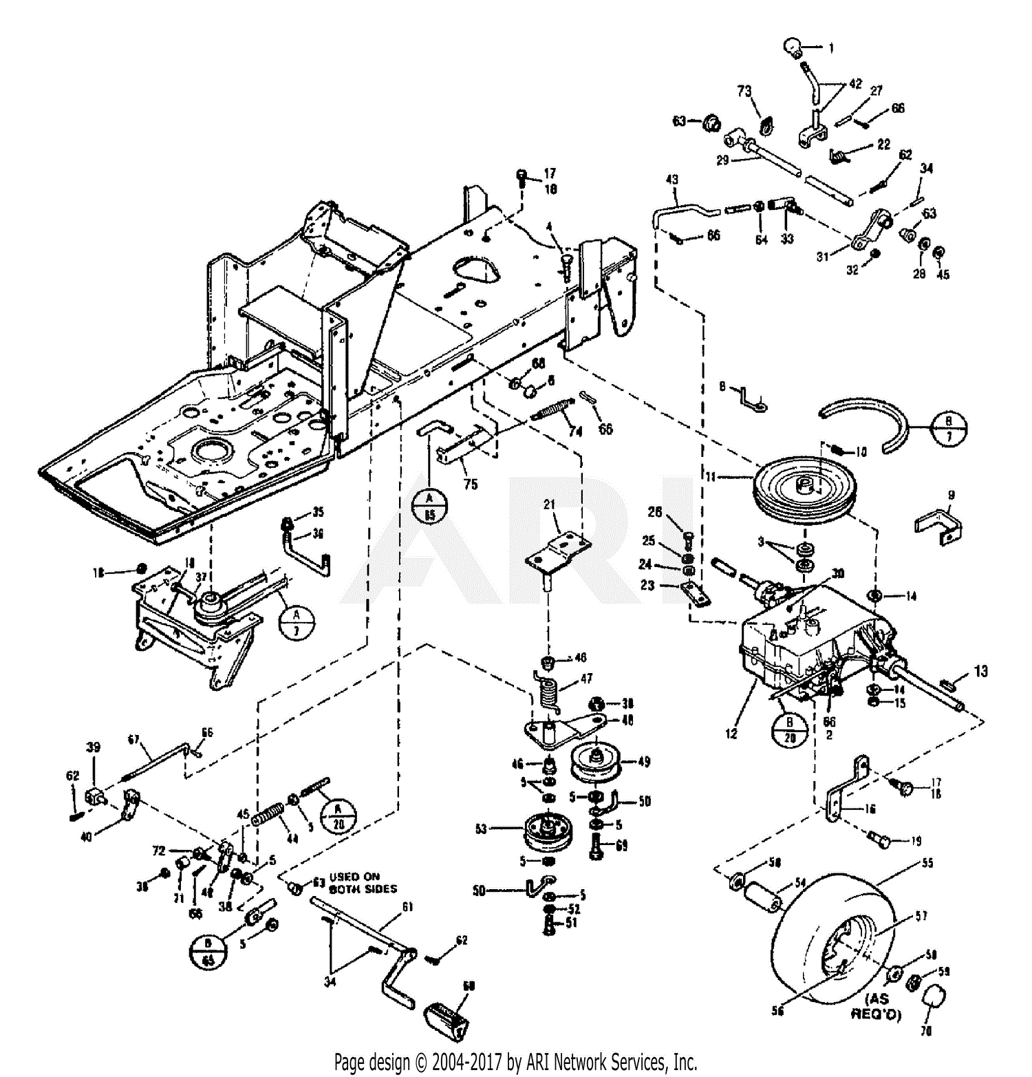 Troy Bilt 3312GR ST 120 (S/N B010100101-B010299999) Parts Diagram for ...